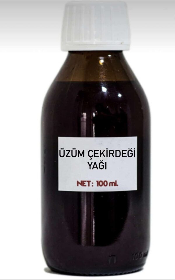 Soğuk Sıkım Siyah Üzüm Çekirdeği Yağı 100 ml (Üzüm Çekirdeği, Grape Seeds) - Görsel 2