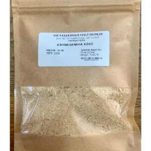 Ashwagandha Kökü Öğütülmüş 50 Gr Hint Ginsengi Kökü Ginseng Kökü (Mor Salkım)
