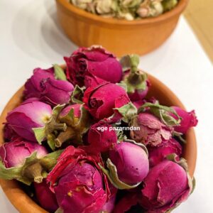 Tomurcuk Koyu Pembe Gül 50 gr Isparta İlaçsız Gül Çayı
