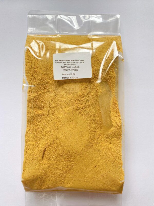Portakal Kabuğu Tozu 1000 gr Katkısız Glutensiz Köyceğiz 1 kg