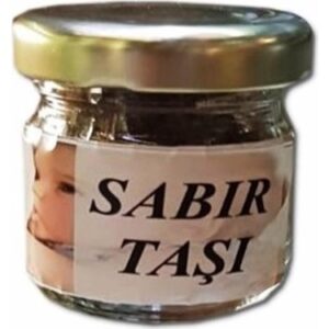 Sabır Taşı 20 gr Orjinal Sarı Sabır Cam Kavanozda
